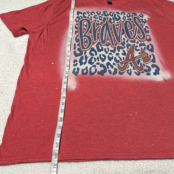 Atlanta Braves Ladies Sublimation Distressed Tee, EUC, Size 2X - Picture 5 of 6